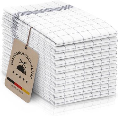 Набір кухонних рушників з 10 предметів 50 x 70 см, сірий ZOLLNER