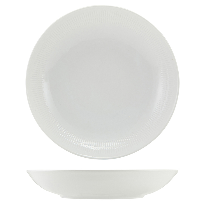 Салатник 800 мл, 23 см, Incise Porcelain Solara, GenWare