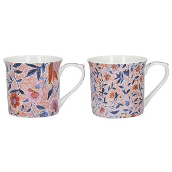 Набір кухлів для чаю CreativeTops Mughal Flowers Palace Mugs, фарфор, 300 мл, 2 шт.