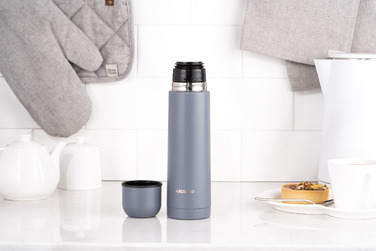 ARDESTO Термос Bright City 500 мл, сірий, нержавіюча сталь