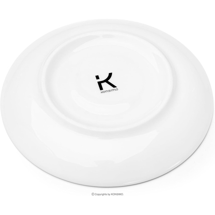 Набор из 6 чашек и 6 блюдец для кофе Konsimo