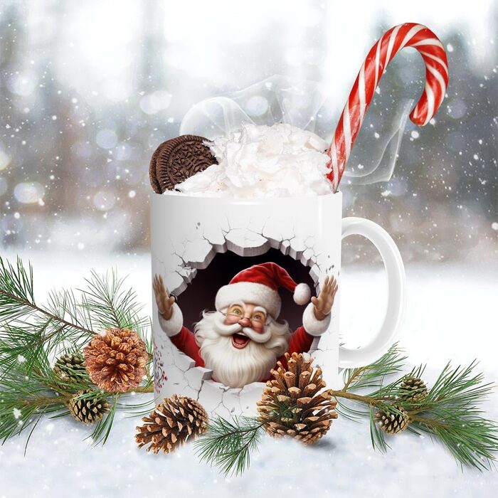 Рождественская кружка с Санта-Клаусом 330 мл. TRIOSK