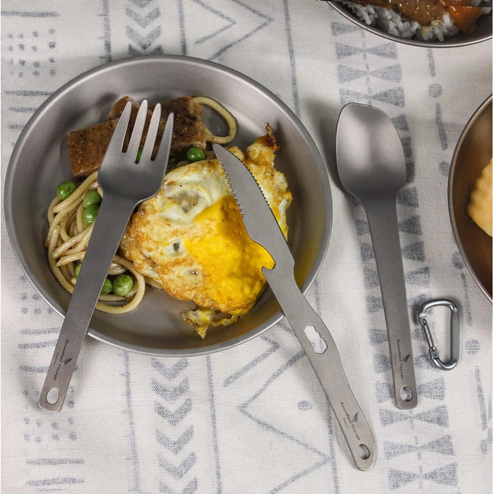 Титанові столові прилади для кемпінгу Boundless Voyage