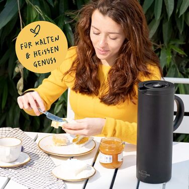 Термос-глечик 1 л з нержавіючої сталі Silberthal