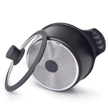 Каструля зі скляною кришкою 20 см 2,4 л Prestige Fissman