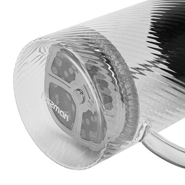 Заварювальний чайник Fissman з поршнем 600 мл скляна колба (9159)