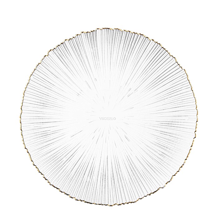 ARDESTO Тарелка Mallow, 21см, стекло, прозрачный