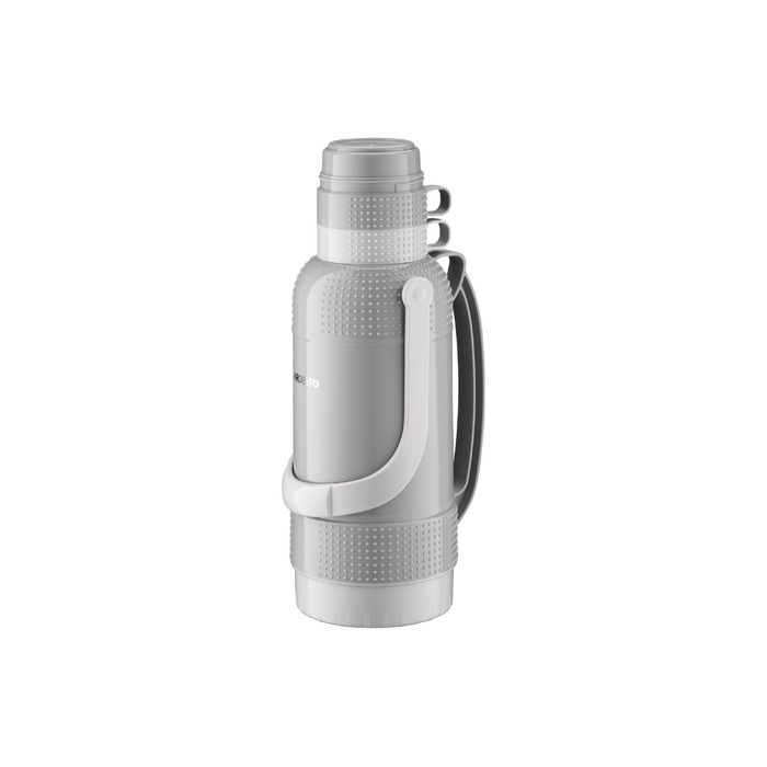 ARDESTO Thermos Gemini Gourmet 3200 мл, пластик, стеклянная колба, серый