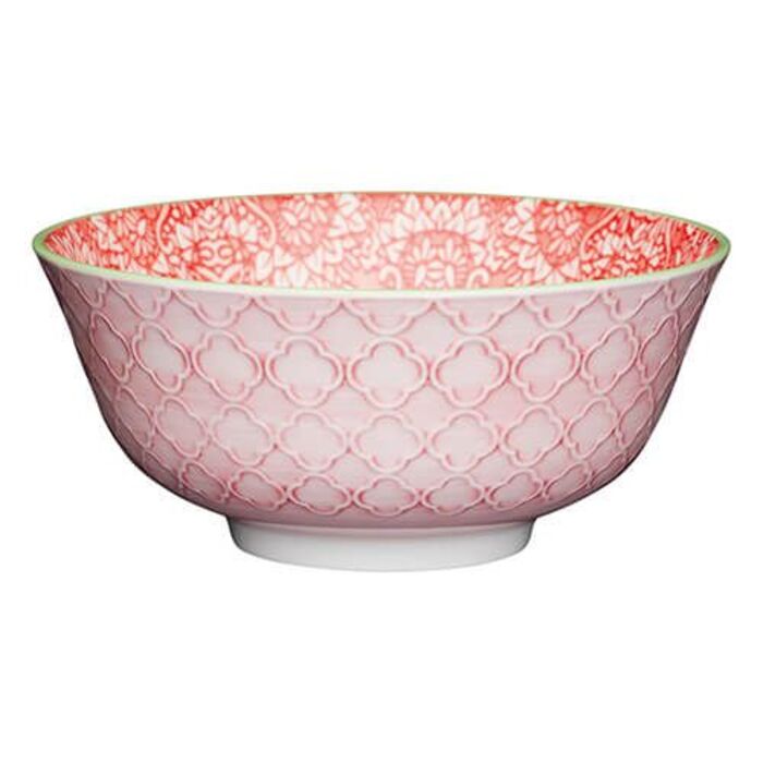 Миска Kitchen Craft RED DAMASK, кераміка, діам. 16 см, 500 мл