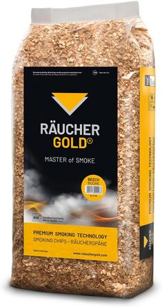 Тріска для копчення розмір зерна від 4,0 до 12,0 мм 15 кг Räuchergold