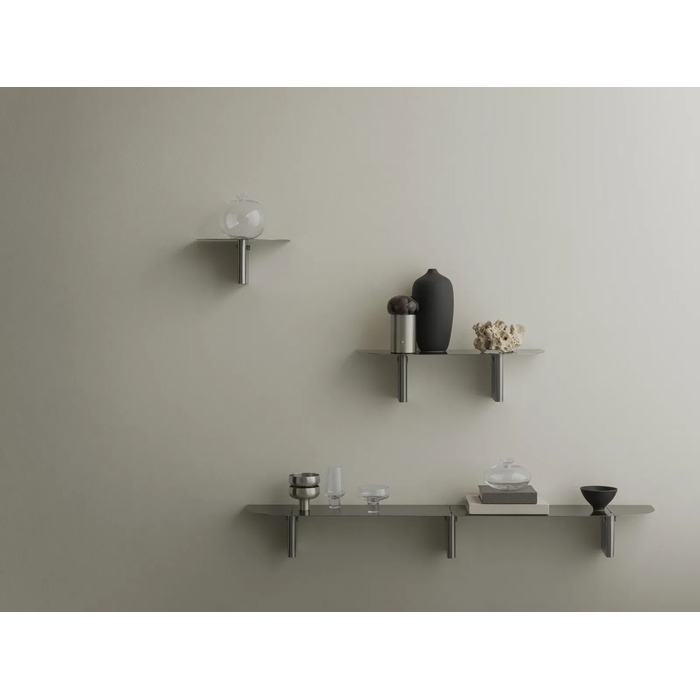 Набор из 2 бокалов для шампанского 90 мл, матовая нержавеющая сталь Koyoi Steel Blomus