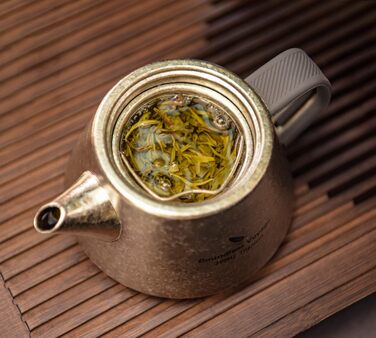 Титановий чайник із заварювальним пристроєм 300 мл iBasingo