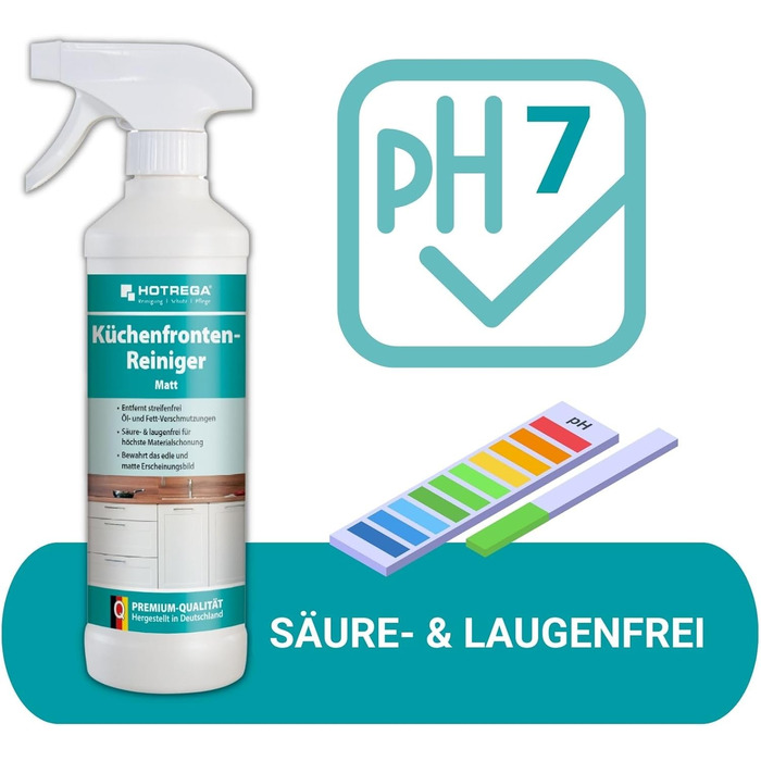 Засіб для чищення матових кухонних поверхонь 500 мл з серветкою з мікрофібри HOTREGA