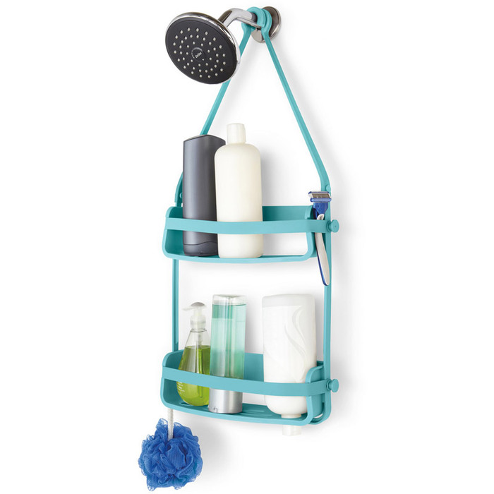 Полиці для ванної 31,8x64,8x9,5 см блакитні Flex Umbra