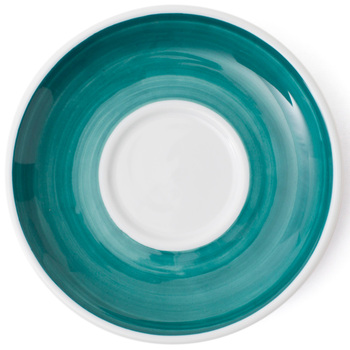 34412 Блюдце 14,5 см Green Teal для серій 'Verona/Torino/Bari/Palermo Millecolori Hand Painted'