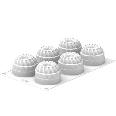 PLEINCOEUR ROUND 142 Форма силіконова Ø70 h48 мм ( 6x142 мл)