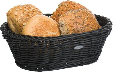 Багатоцільовий кошик 32 x 23 x 7 см, синтетичне волокно, (чорний, маленький) Saleen