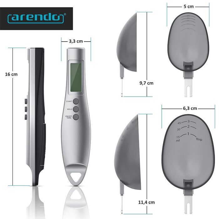 Електронна мірна ложка 300 г CSL-Computer