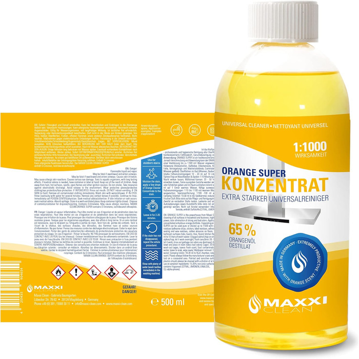 Универсальное средство для мытья вытяжек 500 мл Maxxi Clean