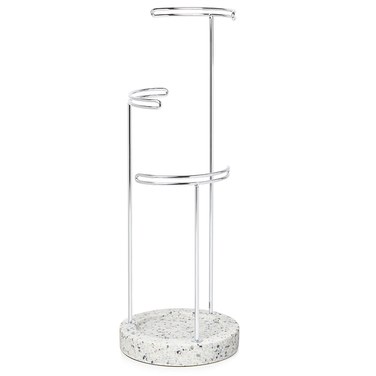 Тримач для прикрас 15 х 42 х 15 см білий Tesora terrazzo Umbra