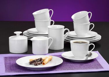 Набір кавових чашок 6 шт 300 мл білий Bianco Ritzenhoff & Breker