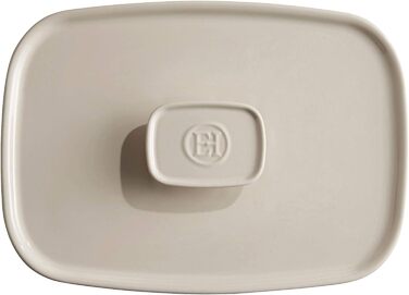 Кришка від форми для запікання прямокутна 30,5 x 22,5 x 3, бежева Emile Henry