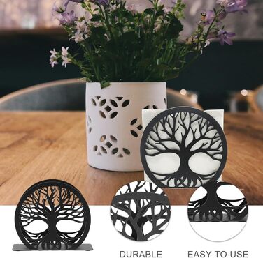 Підставка для серветок чорна VILLCASE