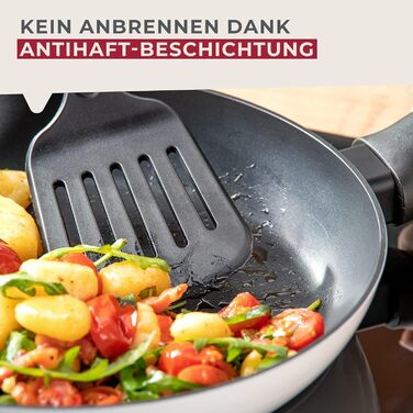 Сковорода 24 см, чорно-біла Arcadalina Fackelmann