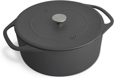 Кокотниця з кришкою 28 см, сірий Springlane Kitchen