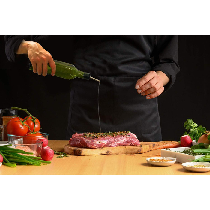 Дозатор для олії та оцту 250 мл, набір 2 предмети, прозорий PANENDIANO