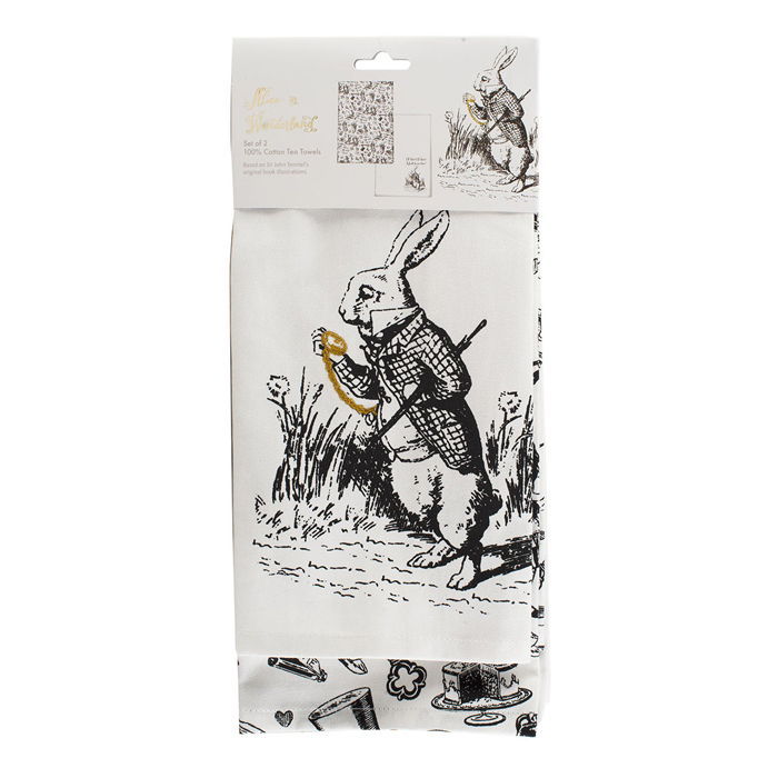 Набор кухонных полотенец CreativeTops Alice in Wonderland, 2 шт.