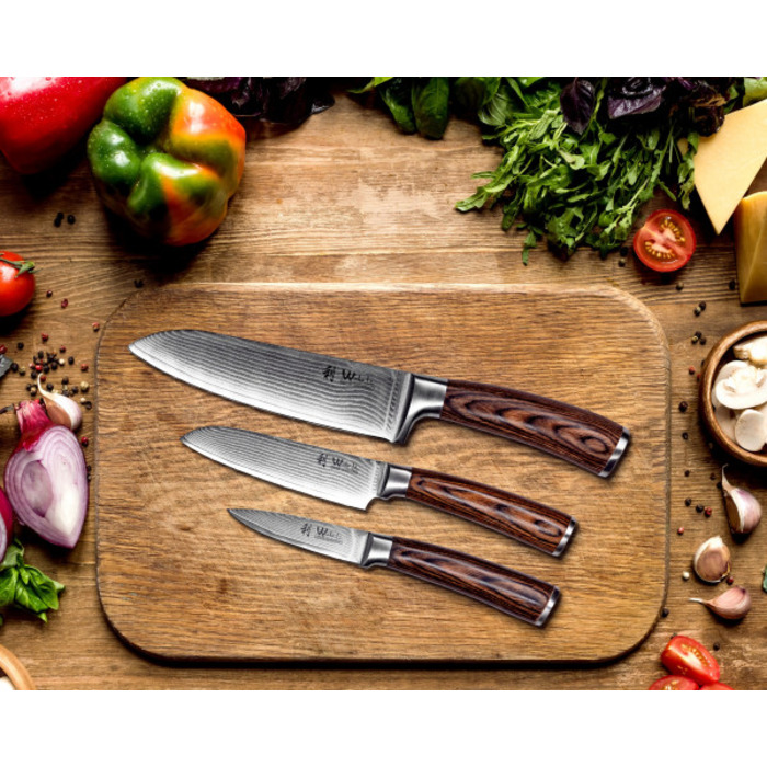 Набір ножів 3 предметів Wakoli