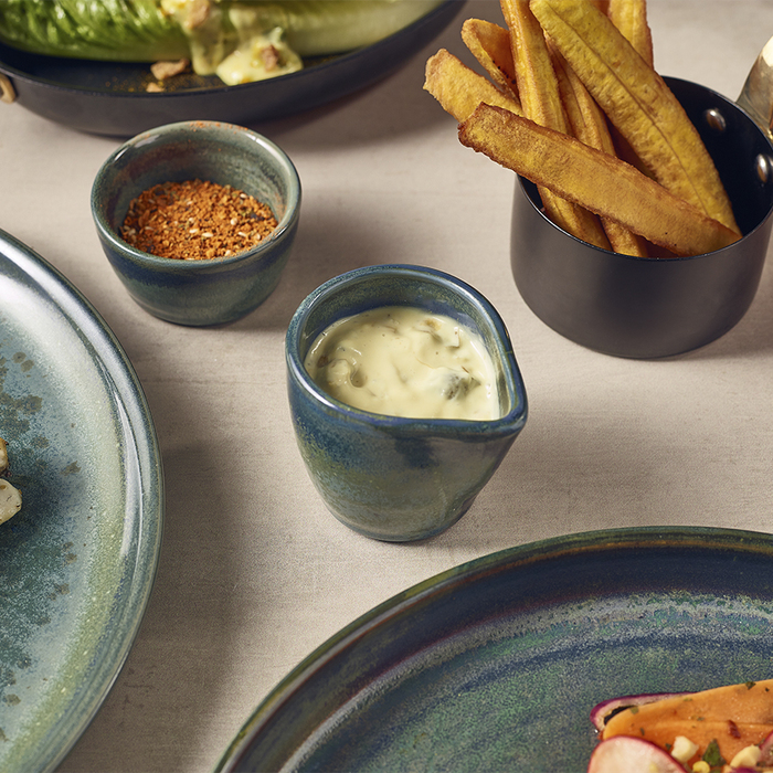 Молочник 90 мл, зеленый, Terra Porcelain Aqua Green, GenWare