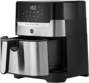 Tefal Мультипіч OBH Nordica EasyFry&Grill, 1550Вт, чаша-4.2л, сенсорне керув., від 40°C до 200°C, пластик, чорно-сірий