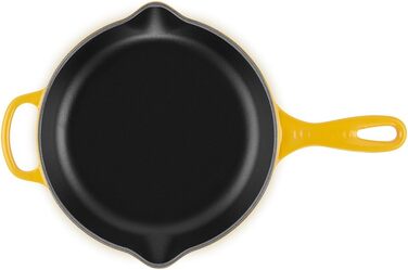 Чавунна сковорода LE CREUSET Signature, кругла, Ø Для всіх типів плит, вкл. підходить для індукції, 1,93 кг, гранат, 20182239490422 (Нектар, 23 см)