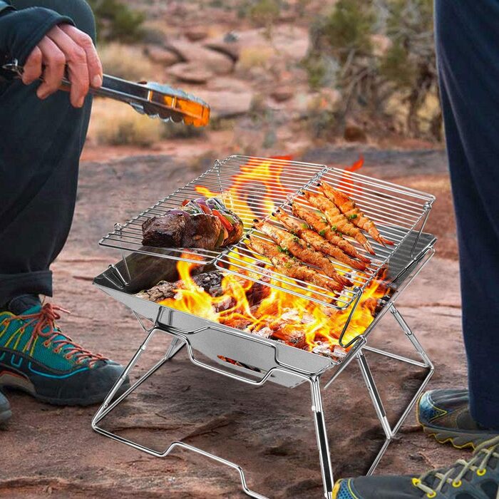 Складаний гриль для багаття 31 x 31 x 21 см Odoland