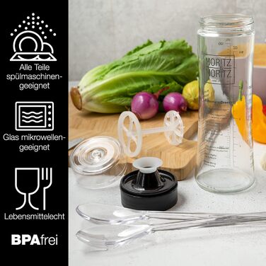 Шейкер для салатной заправки 500 мл Moritz & Moritz