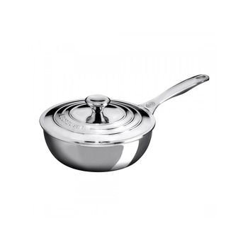 Професійна сковорода з кришкою 20 см 3 PLY PLUS Le Creuset