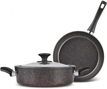 Набор посуды 3 предмета Karaca Biogranit Blackgold