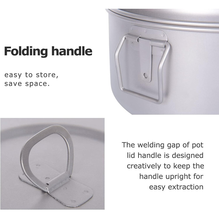 Титанова кастрюля для супу 4.5 л. для 3-5 осіб iBasingo