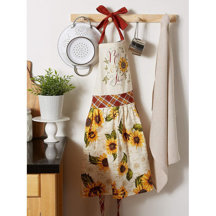 Набір кухонних рушників DII для святкового використання, різдвяні рушники для випічки, приготування їжі та розваг, 18&quot x 28&quot, Tree Farm, 2 шт. (Rise and Shine)