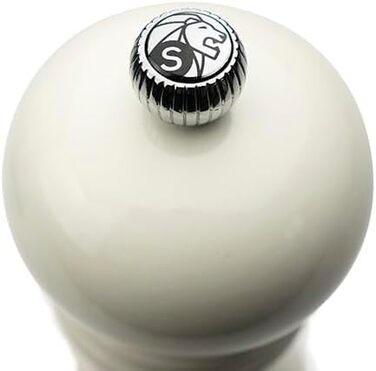 Соляний млин Paris u'Select 22 см - ParisRama - 6 попередньо встановлених помелів - Виготовлений з деревини, сертифікованої PEFC - Французькі ноу-хау - Лакований слоновою кісткою