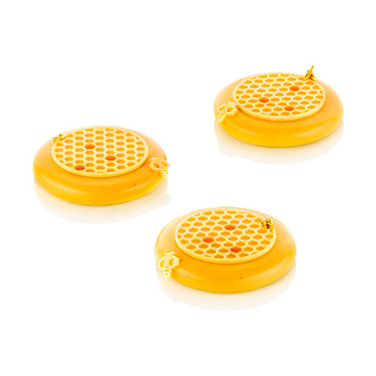 ALVEOLE 3 Силіконовий килимок 'медові соти' Ø75 h2мм + 21x17,75 мм (5x3мл+8x0,5мл = 19мл), форма 400