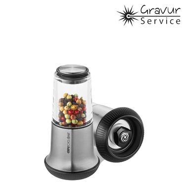 Млин для солі та спецій, 10,7 см сріблястий X-Plosion Gefu