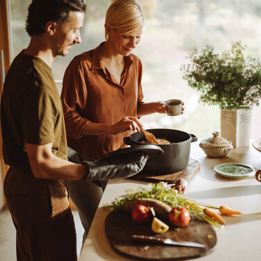 Кастрюля чугунная Fiskars Folken 6л (1075697)