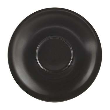 Блюдце 12 см, черное матовое, Color Tea, GenWare