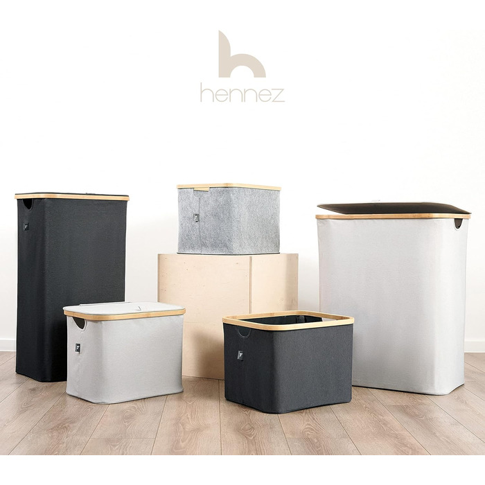 Кошик для білизни з кришкою 2 відділення вузький сірий мішок для білизни - сортувальник білизни ящик для білизни контейнер для білизни збірник білизни комод для білизни колектор кошик для білизни темно-сірий (100 л, 100 л бежево-сірий)