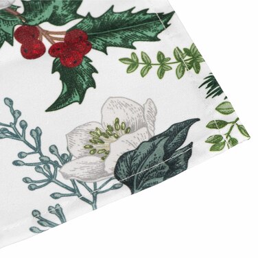 ARDESTO Ранер Happy Holidays 40х140см, 90% поліестер, 10% бавовна, зелений гостролист