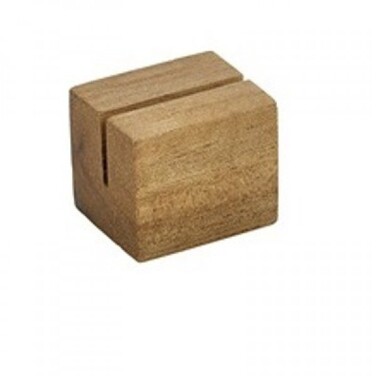 Меню-холдер 3*2.5*2.5 см, дерев'яний, акація, GenWare