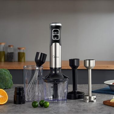 Блендер 4 в 1 погружной электрический 1000 Вт Midea